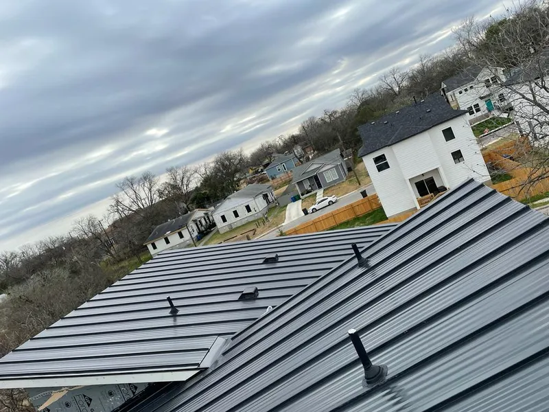 Standing seam metal roof panels with vents for Skylight Repair in Midwest City